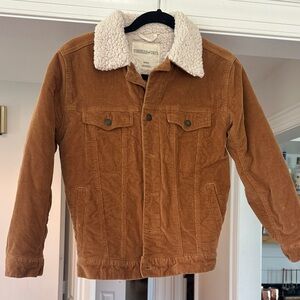 Boys  Corduroy Sherpa Collar Jacket - Tan tucker + Tate brand